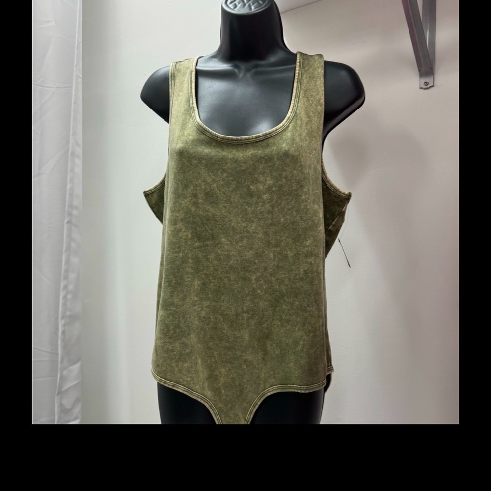 Plus size mineral wash body suits